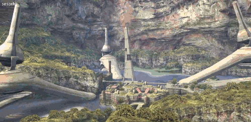 monadoreplica:  sesachii:  PSA: Xenoblade Chronicles 3D launches April 2 in Japan and Europe and April 10 in NA! You see all those locations? None of them are backdrops because with Xenoblade, if you see it, you can reach it, explore it, then jump off