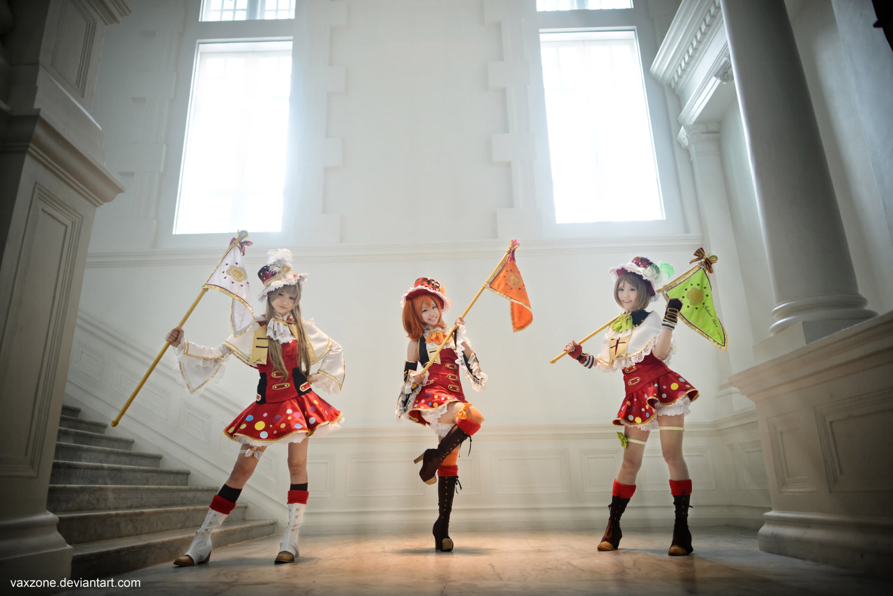 cosplay-soul:Kotori Minami, Honoka Kousaka, Hanayo Koizumi | Love Live!