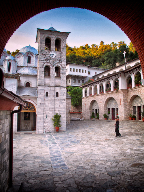 allthingseurope:Evening in a monastery, Greece (by giorgosgrigoriadis16)