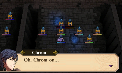 calamitaswrath:  Fire Emblem Awakening AU where the Avatar is named Chrom, and Chrom constantly makes pun with his name.(Captions included) 