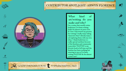 Contributor Spotlight Countdown: 7 days until sales begin! Introducing @wafflehousepancakes AO3