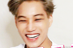 kaitaestrophe:  29/100 gifs of my perfect namja Kai [his precious eye smile ;u;~]           