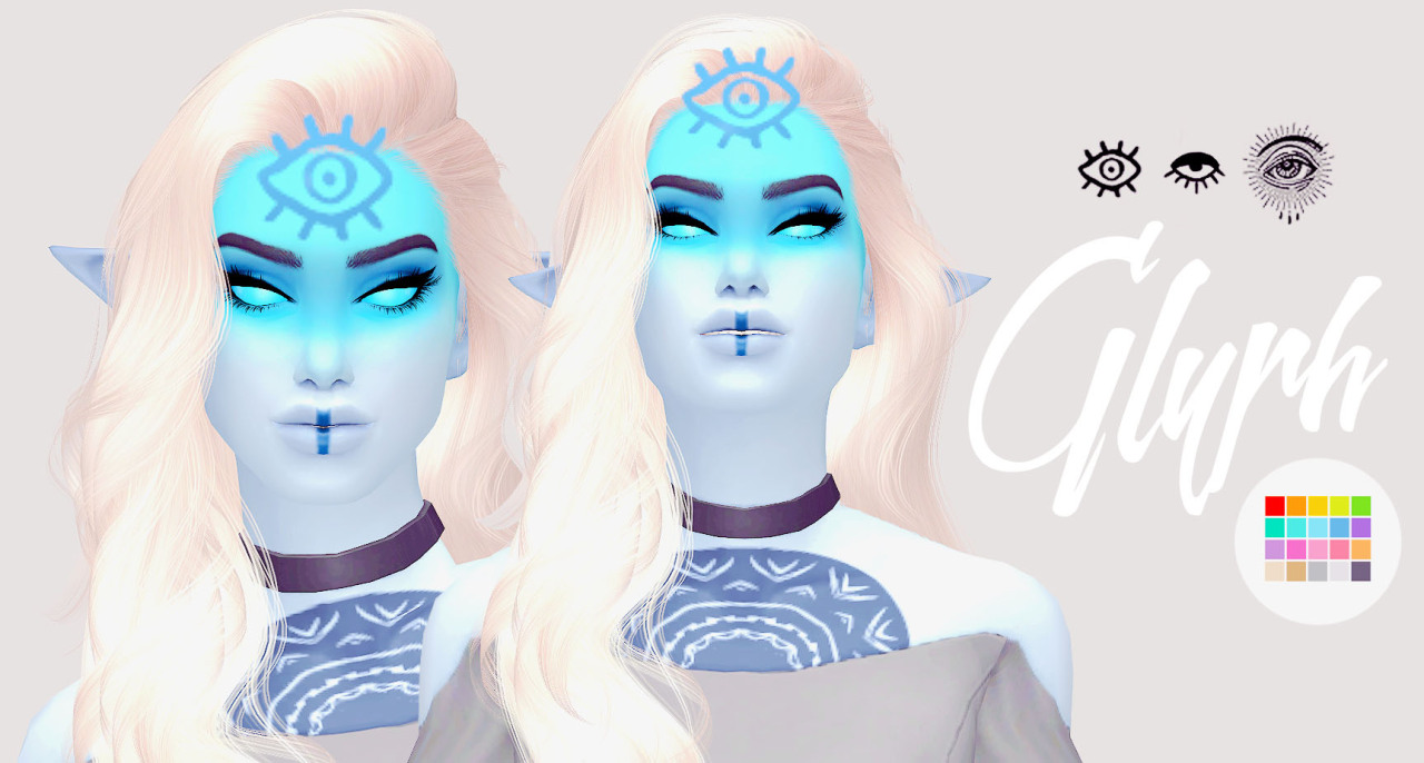 sims 4 forehead gem