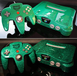 it8bit:  Custom Zelda Nintendo 64 Green