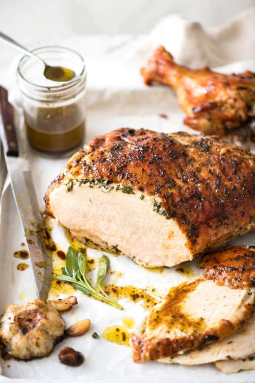 fattributes:  Garlic Herb Butter Roasted Turkey Breast