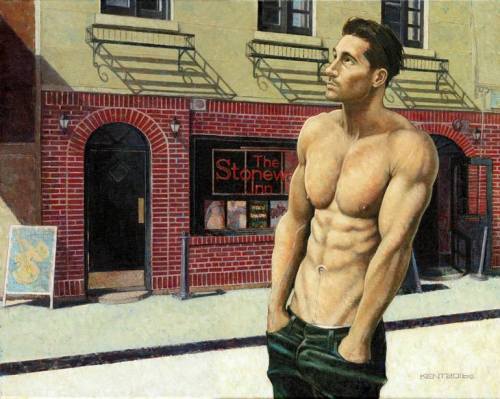 greenzen:  chigley-two:AMERICAN HOMOEROTIC ARTIST KENT NEFFENDORF (BORN 1959)   KENT