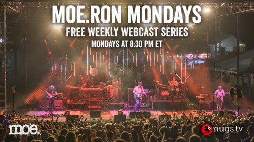 Moe.ron Mondays free weekly webcast series on nugs.tv kicks off on Monday, May 18 at 8:30 PM ET with a stream of our show on 7/12/2018 at Red Rocks in Morrison, CO!Watch and get more info ▶ https://2nu.gs/moeronMondays