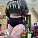bi-and-bratty:Tried on the fishnets that adult photos
