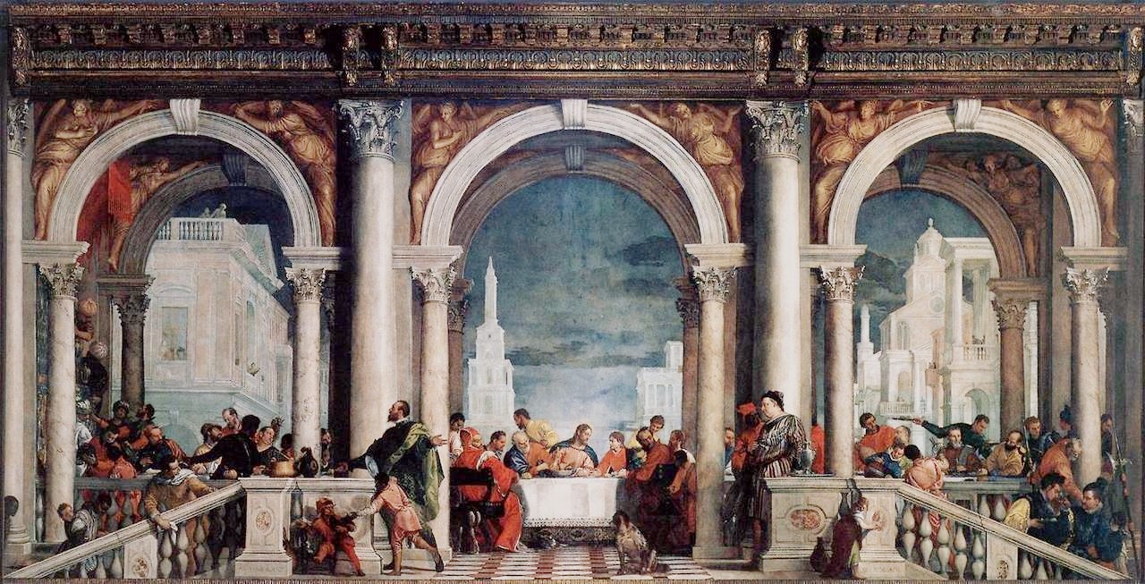 Paolo Veronese (Paolo Caliari called Veronese; 1528 Verona - 1588 Venezia); La cena