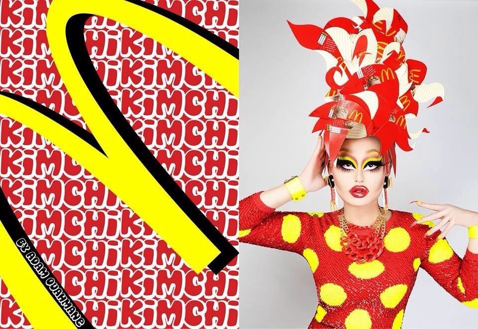 scatterthetwinks:  bubblecum-glitterfuck:  💅Kim Chi💅  The Asian Glamasorus.