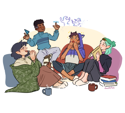 doodlefox2:theyre hanging out