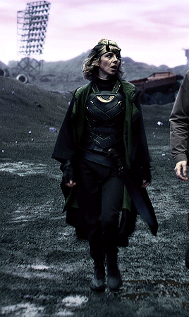 Sophia Di Martino And Cailey Fleming As Sylvie Laufeydottir In LOKI (2021 - 2023) Costume Design By Christine