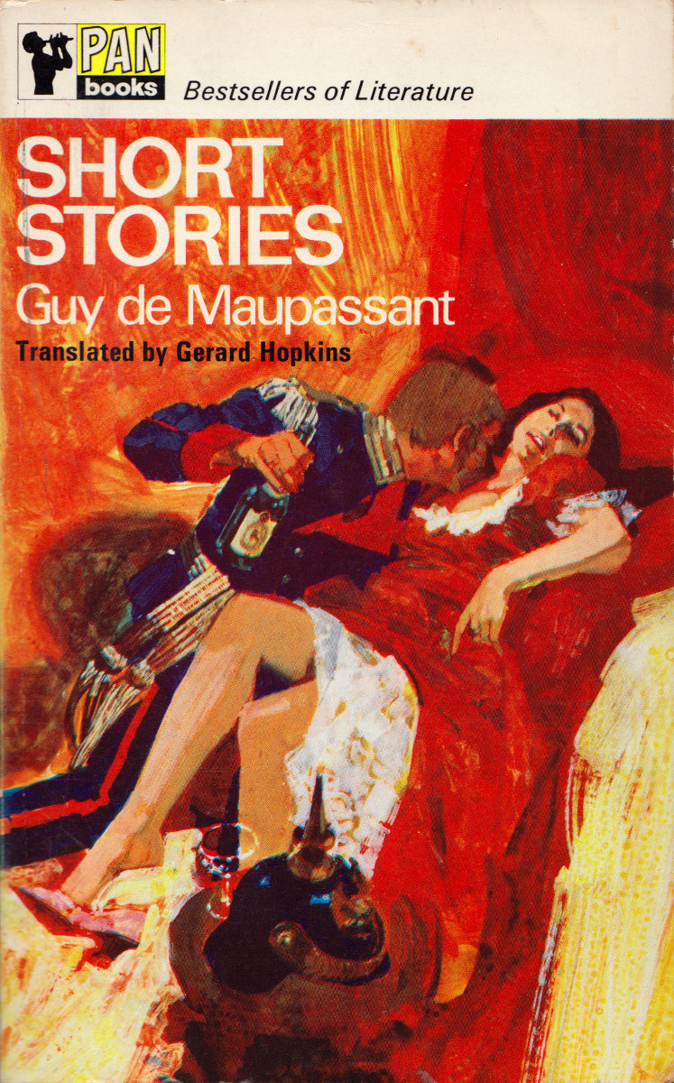 Short Stories, by Guy de Maupassant. Translated by Gerard Hopkins. (Pan, 1969). Cover