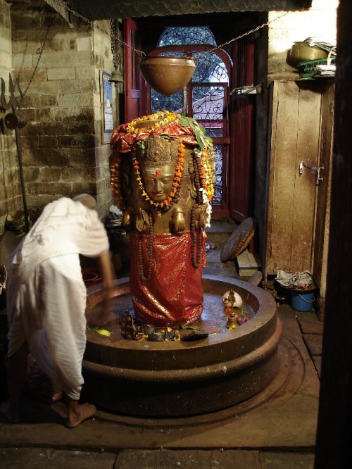 Shiva worshiped as Pashupati at Kathmandu, Nepal