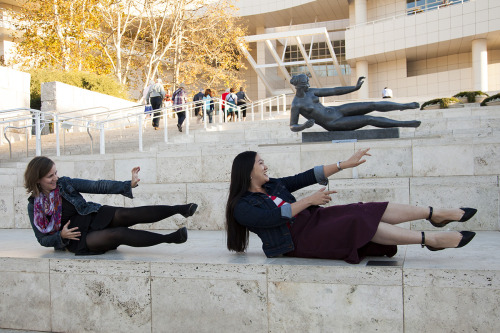 Posing in front of artworks is one thing, but posing like them is another.You&rsquo;d be surprised b