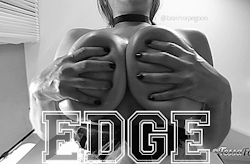 slave-to-goddess:  brainrapegoon: mmm edge to tits  Those big, round, juicy tits just make you want to stroke and edge your horny cock. Obey your Goddess. Submit to tit.
