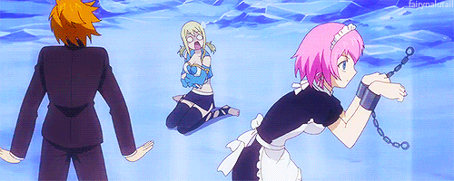 fairynalutail:  Dancing with Virgo, Leo &amp; Plue 