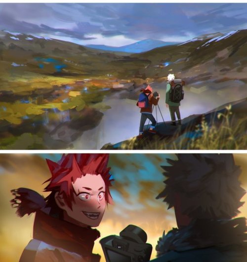 Bakugo And Kirishima, Mountain Hike.