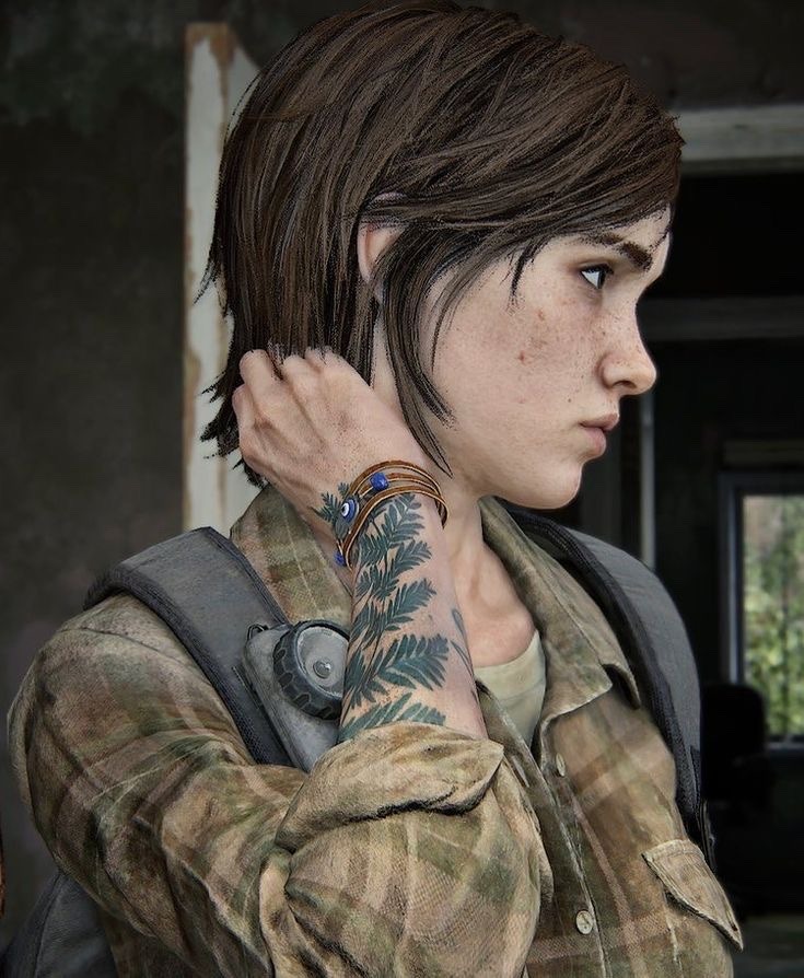 Ellie Williams fake tattoo Cosplay The Last of us 2 Game - Inspire