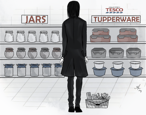 serosvit:Snape having a dilemma at local Tesco