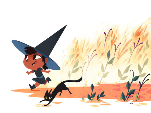 hollisketch:Little Autumn witch :)