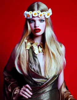 pradaphne:  Daphne Groeneveld photographed by Mert &amp; Marcus for Vogue Paris February 2011.