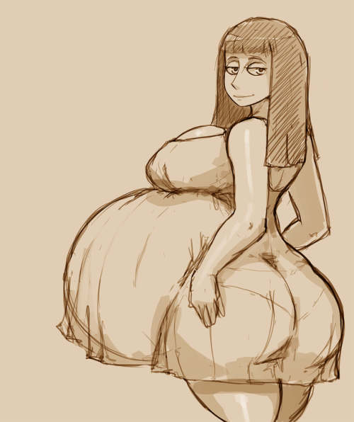 susfishous: Nico Robin disguising herself as a pregnant lady. It feels so realistic, it even kicks&h