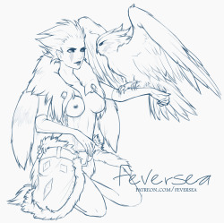 feversea:  Woad Scout Quinn for April Patreon[