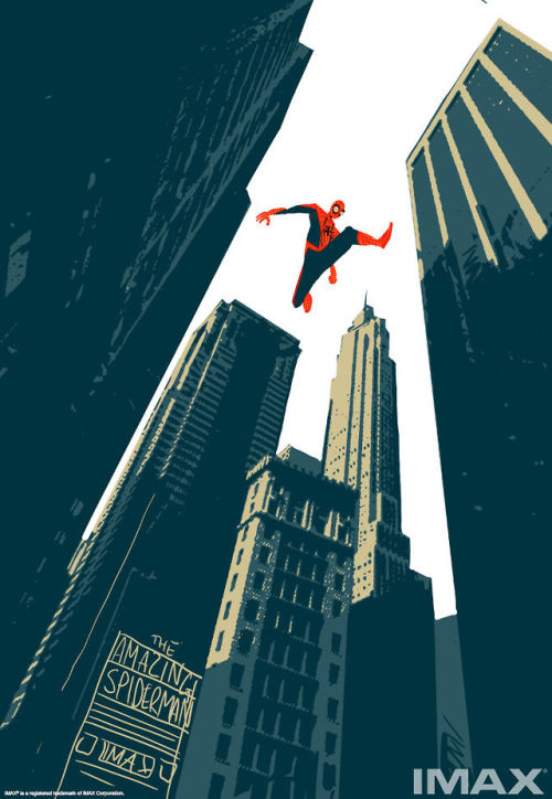 yojabari:concept Imax poster art for The Amazing Spider Man 2 by Matt Taylor