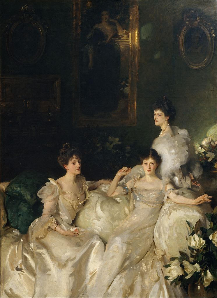 spoutziki-art:John Singer Sargent -  The Wyndham Sisters - Lady Elcho, Mrs. Adeane,