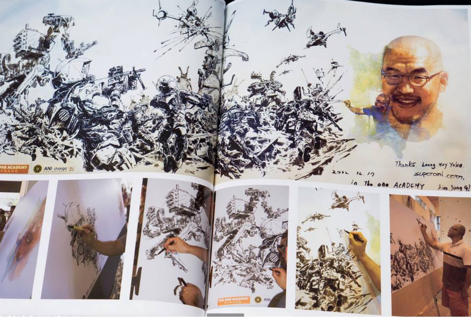theabsolutemag:  Kim Jung Gi’s Big Cats and Gunslinger Girls  The Korean illustrator’s