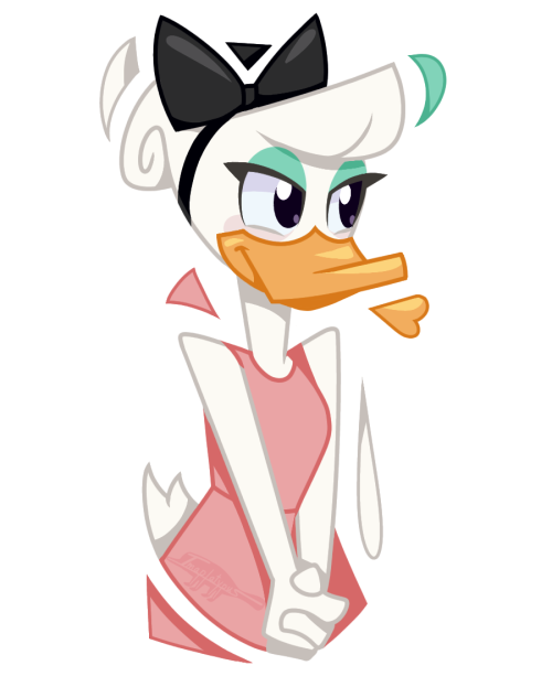 imaplatypus-art:Daisy to go with Donald Duck post  He was just waiting for me to draw her 
