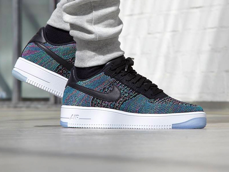 nike air force 1 flyknit low multicolor