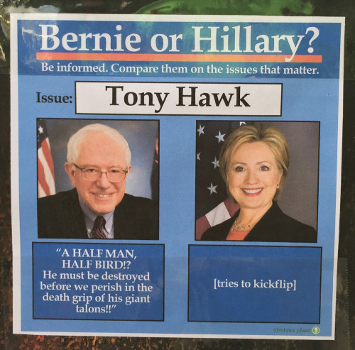 obviousplant:  Bernie or Hillary? Left on porn pictures