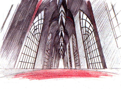 artbooksnat:Background art and architecture in sketched and finished forms by Shichirou Kobayashi (小