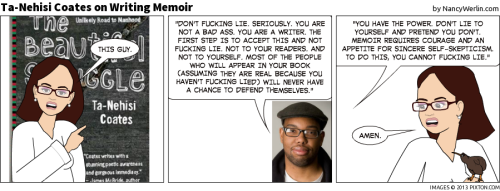 nancywerlin:#21: Ta-Nehesi Coates on Writing Memoir (from Salon.com)