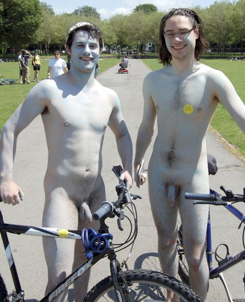 londonnakedbikeride: I’m pretty sure this is all the same guy. He goes to Brighton WNBR as wel
