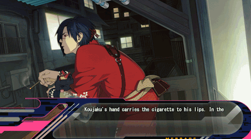 mikmik121:  The Veranda Scene “Smoking is prohibited here, you know.” 