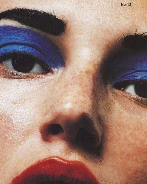 Bridget Hall by David Sims for The Face January 1998