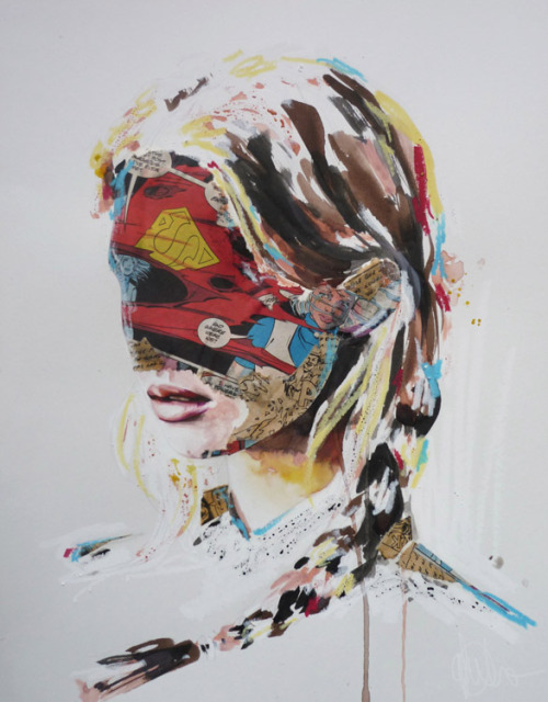 ianbrooks:Painted Pulp Papier by Sandra ChevrierSandra’s process begins with beautifully evocative f