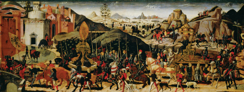 Historical paintings by Biagio d’Antonio;Scene from the story of the Argonauts, c. 1465Camillus Brin