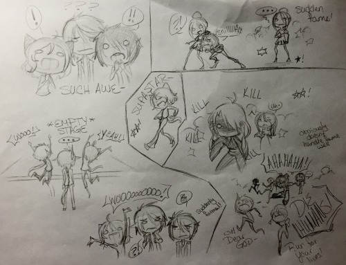 Have some old sims antics.  This is what happens when I make my characters and put them all in the g
