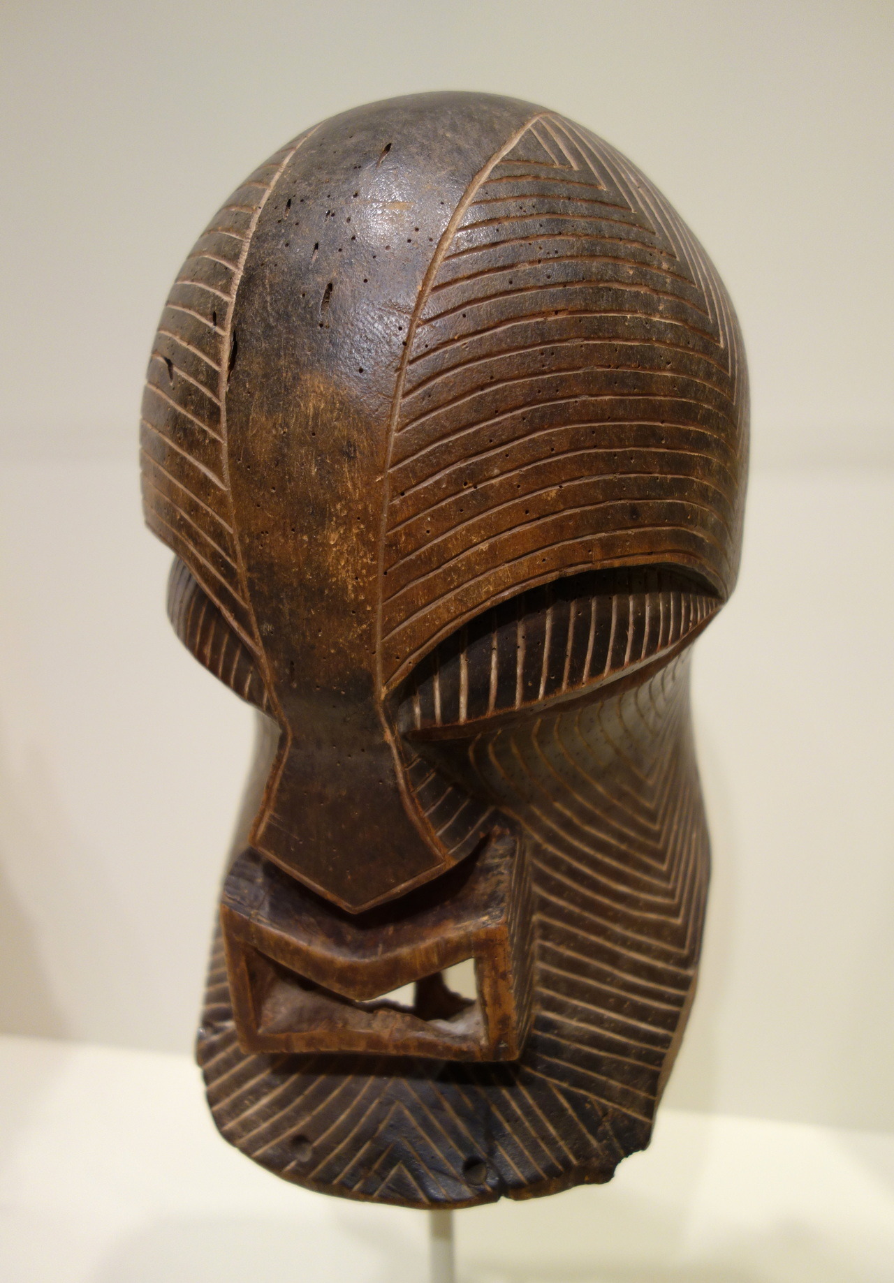 Face mask of the Kifwebe society, Songye or Luba peoples, present-day Democratic Republic of the Con