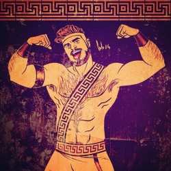 vernonating: moscarelli:  Bless my soul, Herc was on a roll. Person of the week in every Greek opinion poll!  Honey, you mean HUNKules. 