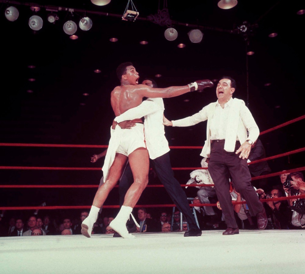 twixnmix:  Muhammad Ali (then known as Cassius Clay) vs Sonny Liston for the World
