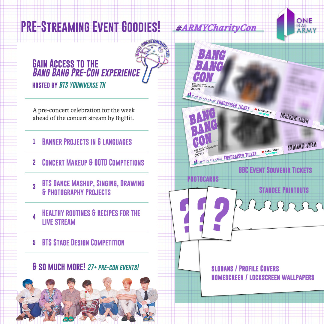 one in an army bang bang con x army charity con