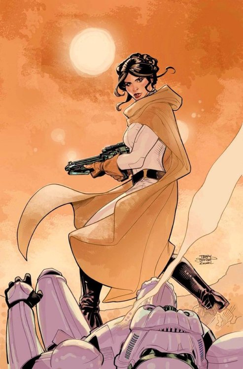 gffa:Princess Leia covers by Terry Dodson