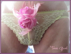 terrigurlpics:  Samantha left her panties here and wore my panties home the other night.  Getting into her panties is soooo much fun! Take a peek in   http://terrigurlpics.tumblr.com/  to see more of Terri Gurl  