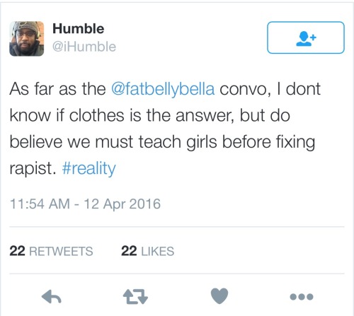 dynastylnoire:  audio-sexual:  incognergroes:  liposucction:Erykah badu just retweeted this  Originally posted by nwordbelike  Teach girls what? How to prepare for rape?  She can fuck right off with that  She Needs to FuckingStop  Did he even read that