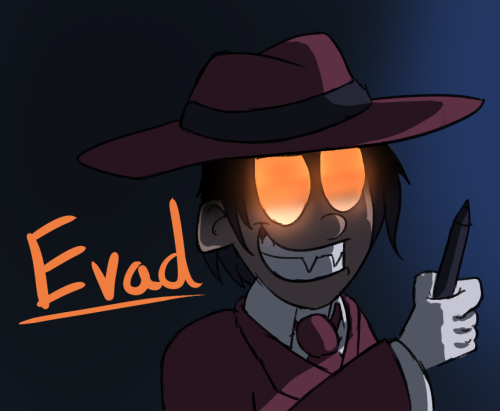 I drew my friend Dave as Alucard from Hellsing for Halloween.I mean, he already wears read, this was